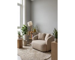 Zittende lezer houten lamp