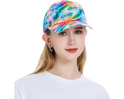ZLYC Baseballpet, damesmode, bloemenprint, Hawaïaanse verstelbare snapback papahoed