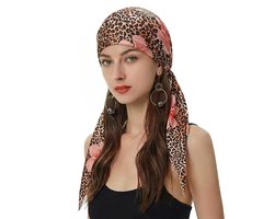 ZLYC Beanie voor dames, zomer, te gebruiken tijdens chemo, tulband, voorgebonden sjaal, Eén Maat