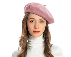 ZLYC Klassieke baret voor dames, Franse kunstenaarsbaret, Eén maat