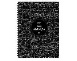 Zoedt Jaaragenda 2027 – A5 Agenda – Weekagenda met Ringband – Zwart-wit – Weekoverzicht