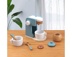 Zoem – Koffiezetter – Koffiezetapparaat – Houten speelgoed - Speelkeuken - Duurzaam - Hout - Koken - Kinderkeuken - Keukenaccessoires - Cadeau – Speelgoed