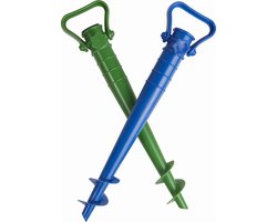 Zoem - Parasolhouder 2 stuks – 400g per stuk - Parasolstandaard voor in de grond – Schroef