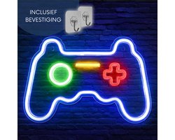 ZoeZo Wandlamp Game Controller - LED - Neon verlichting - Sfeerverlichting - LED lamp - Mancave - Multi