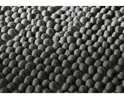 Zohome Badmat Fabrizio - Classic Anthracite - Badkamermat - Badmat Antislip - 40% Katoen 60% Polyester - 70x120