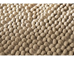 Zohome Badmat Fabrizio - Taupe - Badkamermat - Badmat Antislip - 40% Katoen 60% Polyester - 70x120