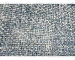 Zohome Badmat Massimo - Sky Blue - Badkamermat - Badmat Antislip - 55% Katoen 45% Polyester - 60x60