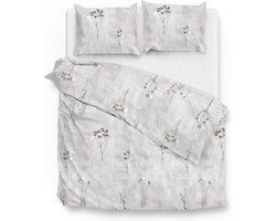 ZoHome Caiden Dekbedovertrek - Litsjumeaux - 240x200/220 cm - Light Grey