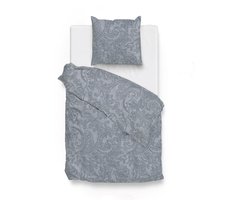 Zohome Dekbedovertrek Paisley-di-Lino - Abstract Bedlinnen - 140x220 - Blauw - Dekbedhoes van 100% Katoen