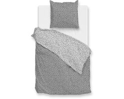 Zohome Dekbedovertrek Pantera - Grey - Dierenprint - Dekbedovertrek 140x200/220 cm - 100% Microvezel - Eenpersoons Dekbedovertrek