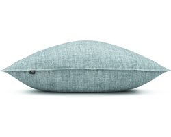 Zohome Kussensloop Lino - Kussenhoes van 80x80 cm - 1 stuk - 100% Katoen - Groen