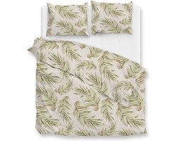 Zohome Palma Dekbedovertrek - 100% Katoen - 200x220-NL-BE - Beige