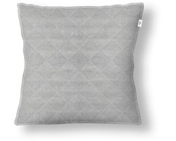 Zohome Sierkussen - Banda di Lino - 50x50 cm bankkussen - Kussen voor de woonkamer - 100% Polyester - Grijs