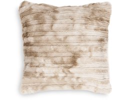 Zohome Sierkussen - Famous - 45x45 cm bankkussen - Kussen voor de woonkamer - 100% Polyester - Beige
