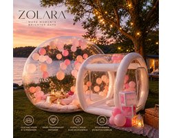 Zolara Bubbeltent - 2,5 Meter - Transparant Bubbelhuis voor Feesten, Bruiloften & Bijzondere Momenten - Ballentent - Opblaasbare tent - Gender reveal
