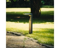ZOLUNA Solar Tuinlamp Arie – Losse Grondspies op Zonne-energie – Warm Wit Licht 2700K – Tot 12 Uur Brandtijd – 100 Lumen – 42 cm – IP54