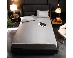Zomer Beddengoed Set - Koel Laken - Koel Slapen - Ademend Rotan Materiaal - 150x200cm - Style A