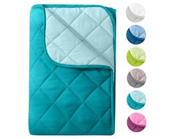 Zomer Dekbed Microfiber Omkeerbaar 200 x 200 cm Oeko-Tex Wasbaar tot 95 °C voor Camping en Warme Dagen