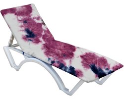 Zomerse Stoelhoes voor Ligbed, Sneldrogend Microfiber, Ideaal voor Strand, Tuin en Zwembad (75x210cm)