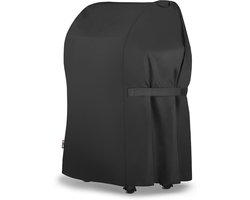 & Zonbescherming - Voor Weber & Buitenkeukens - Sterke BBQ Hoes 210D - Duurzame Waterdichte Afdekhoes voor Barbecue - Zwarte Grill Cover met Wind - Waterdicht