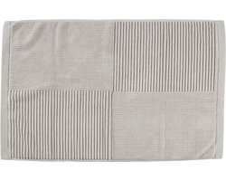 Zone Denmark Classic Badmat - Absorberende Badkamermat - Hotelkwaliteit - 100% katoen - 1200g/m2 - 50 x 80 cm - Soft Grey (grijs)
