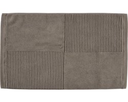 Zone Denmark Classic Badmat - Absorberende Badkamermat - Hotelkwaliteit - 100% katoen - 1200g/m2 - 50 x 80 cm - Taupe