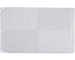 Zone Denmark Classic Badmat - Absorberende Badkamermat - Hotelkwaliteit - 100% katoen - 1200g/m2 - 50 x 80 cm - Wit