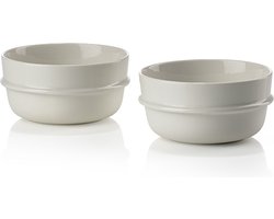 Zone Denmark Inu Kom Dia. 12 x 6,2 cm 0,4 liter 2 st. Offwhite