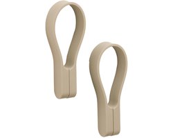 Zone Denmark Magnetische Handdoekclips - 2 Stuks - Camel - Handdoekhaakjes - Handdoekklemmetjes - Handdoeklusjes voor Badkamer of Keuken