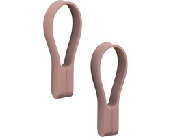 Zone Denmark Magnetische Handdoekclips - 2 Stuks - Peach Red (rood) - Handdoekhaakjes - Handdoekklemmetjes - Handdoeklusjes voor Badkamer of Keuken
