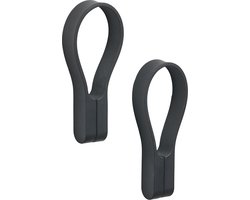 Zone Denmark Magnetische Handdoekclips - 2 Stuks - Zwart - Handdoekhaakjes - Handdoekklemmetjes - Handdoeklusjes voor Badkamer of Keuken