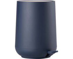 Zone Denmark Nova Pedaalemmer - Prullenbak Badkamer Softclose - Afvalemmer Klein - Toilet & Badkamer Accessoires - Kunststof - 3 liter - 23,5 x 20,5 cm - Royaliter Blue (blauw)