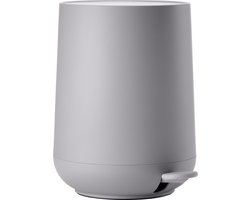 Zone Denmark Nova Pedaalemmer - Prullenbak Badkamer Softclose - Afvalemmer Klein - Toilet & Badkamer Accessoires - Kunststof - 3 liter - 23,5 x 20,5 cm - Gulliter Grey (grijs)