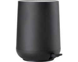 Zone Denmark Nova Pedaalemmer - Prullenbak Badkamer Softclose - Afvalemmer Klein - Toilet & Badkamer Accessoires - Kunststof - 5 liter - 29 x 23 cm - Zwart