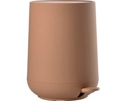 Zone Denmark Nova Pedaalemmer - Prullenbak Badkamer Softclose - Afvalemmer Klein - Toilet & Badkamer Accessoires - Kunststof - 5 liter - 29 x 23 cm - Mandarine