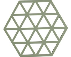 Zone Denmark Pannenonderzetter Triangles – Onderzetters Pannen – Hittebestendig tot 250°C – Vaatwasserbestendig – Siliconen – 16 × 14 × 0,9 cm – Rosemary