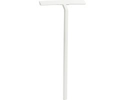 Zone Denmark Rim Schraper met houder 52 x 30 cm White- douchewisser - badkamer - trekker douche - siliconen materiaal - badkamer accessoires - douchecabine