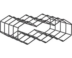 Zone Denmark Rocks Wijnrek draad 28,8 x 22,8 x 11,4 cm Black