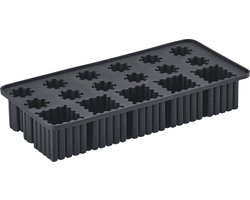 Zone Denmark Singles IJsblokjesbakje 22 x 11,2 x 3,9 cm Black