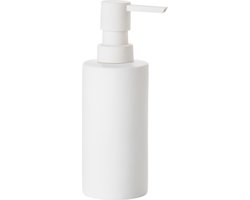 Zone Denmark Solo Zeepdispenser - Zeeppompje Vrijstaand - Zeeppomp voor Badkamer, Keuken & Toilet - Toilet & Badkamer Accessoires - 300 ml - 17,5 x 6 cm - Wit