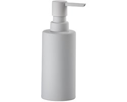 Zone Denmark Solo Zeepdispenser - Zeeppompje Vrijstaand - Zeeppomp voor Badkamer, Keuken & Toilet - Toilet & Badkamer Accessoires - 300 ml - 17,5 x 6 cm - Soft Grey (grijs)