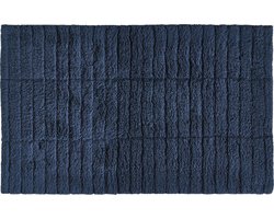 Zone Denmark Tiles Badmat 80 x 50 cm Dark Blue
