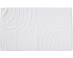 Zone Denmark Time Badmat 80 x 50 cm White