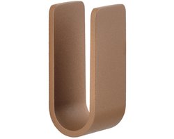 Zone Denmark Ume Handdoekhaakjes - Wandhaak - Ophanghaken voor Badkamer, Keuken of Hal - Aluminium - 8 x 3,5 x 3,4 - Terracotta
