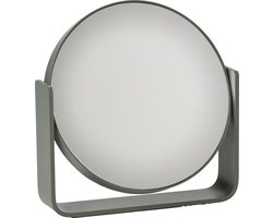 Zone Denmark Ume Spiegel Dia 19 x 19,5 cm Olive green - spiegel staand - spiegel rond - scheerspiegel - make up spiegel - olijfgroen