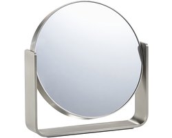 Zone Denmark Ume Spiegel Dia 19 x 19,5 cm - spiegel staand - spiegel rond - scheerspiegel - make up spiegel - chroom