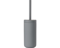 Zone Denmark Ume Toiletborstel met Houder - WC Borstel Vrijstaand - Toilet & Badkamer Accessoires - Steen - 38,7 x 10 cm - Grijs