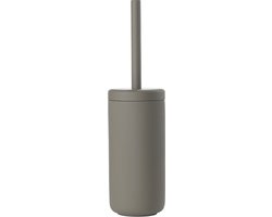 Zone Denmark Ume Toiletborstel met Houder - WC Borstel Vrijstaand - Toilet & Badkamer Accessoires - Steen - 38,7 x 10 cm - Taupe