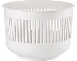 Zone Denmark Ume Wasmand - 30 liter - Wit - Kunststof - Ronde Wasmand met Hengsel - Kleine Wasbox of Opbergmand