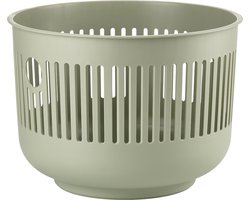 Zone Denmark Ume Wasmand - Ronde Wasmand met Hengsel - Kleine Wasbox of Opbergmand - Kunststof - 30 liter - Eucalyptus